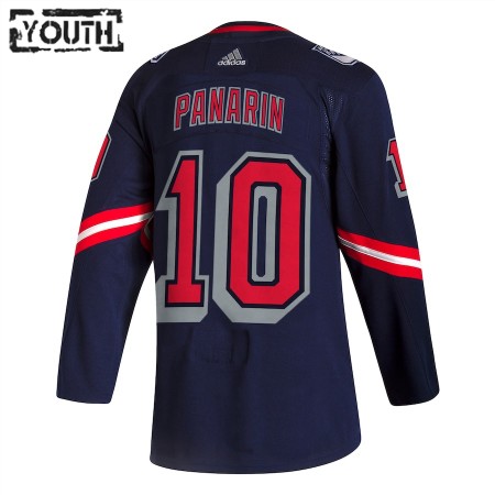 New York Rangers Artemi Panarin 10 2020-21 Reverse Retro Authentic Shirt - Kinderen